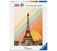 Ravensburger -Arcoíris en París 500 Piezas | Puzzle 500 Piezas Adultos | Rompecabezas Adultos | Mide 49x36 | Ideas Regalo