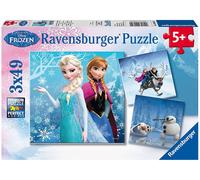 Ravensburger Aventura en el mundo de la nieve 3 x 49 piezas