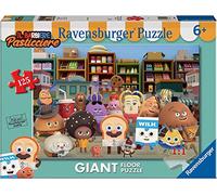 Ravensburger - Barbero Pastelero, Puzzle niños 6 años, Puzzle educativo Giant Floor 125 piezas