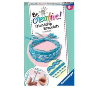 Ravensburger - Be Creative Mini | Kit Pulseras | Manualidades Niña 8 Años o Más | Regalos Niña 8 Años | Kit para hacer pulseras de Tela | 4 Creaciones Diferentes