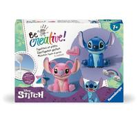 Ravensburger - Be Creative Stitch | Kit Manualidades de Yeso Niños 7+ | Kit Disney Stitch para crear y pintar figuras de yeso. Incluye moldes, yeso y pinturas. Para niños desde 7 años.