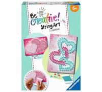 Ravensburger - Be Creative - String Art Midi - Heart - Heart - Cuadro de Hilo tensado - Creación de Objetos - Ocio Creativo - Actividad Relajante y Creativa - A Partir de 6 años - 18242