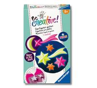 Ravensburger BeCreative Light Stars, Set de Manualidades para niños a Partir de 6 años, Que moldea y Pinta Figuras de Yeso para niñas y niños, 25538, Regalos de cumpleaños, CREA tu Propia decoración