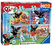 Ravensburger Bing Bunny - Mi Primer Rompecabezas (2, 3, 4 y 5 Piezas) Juguetes educativos para niños a Partir de 18 Meses