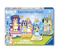 Ravensburger - Bluey - 4 Puzzles progresivos de 10, 12, 14 y 16 piezas