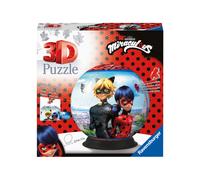 Ravensburger Puzzle 3D Bola de Miraculous - 72 piezas, para niños de 6 años o más