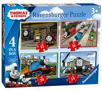 Ravensburger - Caja de 4 Rompecabezas de Thomas & Friends (12, 16, 20 y 24 Piezas)