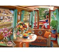 Ravensburger Canal Boat - Rompecabezas de 1000 piezas para adultos
