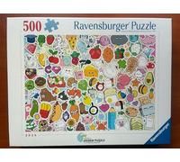 Ravensburger - Caos Kawaii 500 Piezas | Puzzle 500 Piezas Adultos | Rompecabezas Adultos | Mide 49x36cm | Ideas Regalo