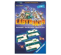 Ravensburger Cartas Laberinto 20849-El clásico Familiar para 2-6 Jugadores-Juego para niños a Partir de 7 años, Color Gris, púrpura, Plata, Amarillo (20849)