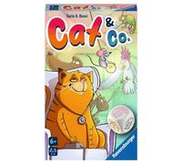 Ravensburger - Cat&Co, Juego de Mesa de Viaje, 2-5 Jugadores, 6+ Años