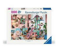 Ravensburger Cat Tree Heaven - Rompecabezas de 1000 Piezas para Adultos - 12000875 - Herramientas Hechas a Mano, Fabricado en Alemania, Cada Pieza Encaja Perfectamente