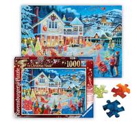 Ravensburger - Puzle Rompecabezas - La Navidad Casa - 1000 Piezas-12 +