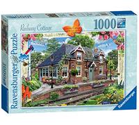 Ravensburger Colección Country Cottage No.13-Casa de ferrocarril, Rompecabezas de 1000 Piezas, Multicolor, Talla única (13989)