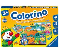 Ravensburger Colorino Mi Primer Mosaico - Juego de Aprendizaje de Colores y manipulación - Motricidad y Creatividad - A Partir de 3 años - 20891 - versión Francesa