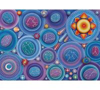 Ravensburger- Constelaciones celestiales Rompecabezas, Multicolor, 27.5 x 19.5 (12001194)