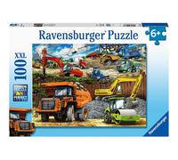 Ravensburger Construction Vehicles Rompecabezas de 100 piezas - Juguete Inmacing & Educational para nios | Durable y duradero | Estimula la creativi