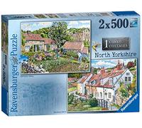 Ravensburger Cosy Cottages No.1 - North Yorkshire 2X 500 Piece Jigsaw Puzzles for Adults & for Kids Age 10 and Up