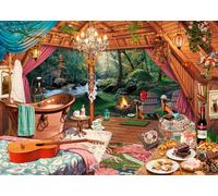 Ravensburger Cosy Glamping 500 Piece Jigsaw Puzzles for Adults (Importación USA)