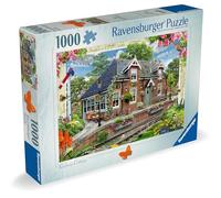 Ravensburger Country Cottage Collection No.13 Railway Cottage Puzzle de 1000 piezas para adultos y niños a partir de 12 años