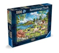 Ravensburger Country Farm - Rompecabezas de 1000 piezas para adultos y familias, escena de granja de campo por la artista Debbie Cook