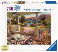 Ravensburger Cozy Front Porch - Rompecabezas de 750 piezas de gran formato | Calidad premium | Tecnología única Softclick para una experiencia enriquecedora