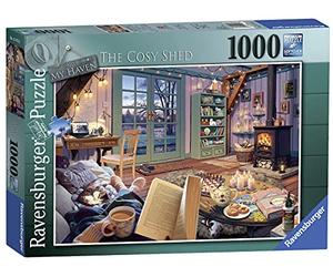Ravensburger Cozy Retreat Serie My Haven No 6. The Cosy Shed-Rompecabezas de 1000 Piezas para Adultos y niños a Partir de 12 años, Multicolor, 69,9 x 49,7 x 0,2 cm (12000050)