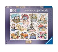 Ravensburger Crazy Cats A Cat's Year - Rompecabezas de animales para adultos y niños a partir de 12 años