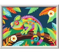 Ravensburger CreArt 12023118 - Camaleón Colorido, Pintura por números para niños a Partir de 9 años