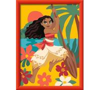 Ravensburger CreArt 12023132 - Disney Moana's Adventures, Pintura por números para niños a Partir de 9 años, Set de Pintura con Marco, Pincel y Pinturas acrílicas, Regalo para niños y niñas