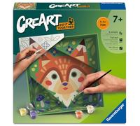 Ravensburger CreArt 12023152 Do it Together: Fuchs - Pintura por números para niños a Partir de 7 años y Adultos