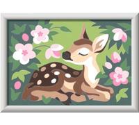 Ravensburger-CreArt 20060 Animales Pintura por números 20060-Pequeño Ciervo-Niños a Partir de 7 años, Multicolor, Mittel