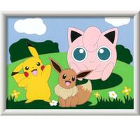 Ravensburger-CreArt 20298 20298-Pokémon Adventure-Pintura por números Pokémon para niños a Partir de 7 años, Multicolor, Mittel