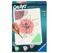 Ravensburger CreArt 23542 - Pintura por números, diseño floral a partir de 12 años
