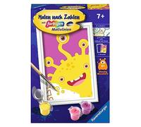 Ravensburger Verlag GmbH Ravensburger Pintura por números Monstruo Amarillo-Niños a Partir de 7 años, Color Yellow, M (23631)