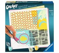 Ravensburger-Formas y Patrones Abstractos CreArt 23639 Funky Shapes-Pintura por números a Partir de 12 años, Colores Vibrantes