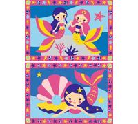 Ravensburger CreArt 23753 - Sirenas Encantadoras: Pintura por número para niños a Partir de 5 años, Set de Pintura con Marco, Pincel y Pinturas acrílicas, Regalo para niños y niñas