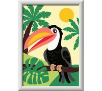 Ravensburger-CreArt 23762 Animal Pintura por números 23762-Tucán en la Selva-Niños a Partir de 7 años, Multicolor, Mittel