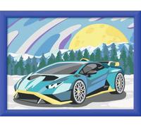 Ravensburger-CreArt 23959 Pintura por números 23959-Lamborghini Niños a Partir de 9 años, Color Azul, Mittel