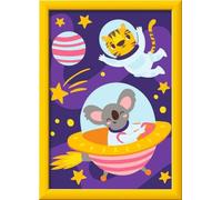 Ravensburger CreArt 23991-Pintura por números (Animales en el Espacio, a Partir de 7 años) (23991)