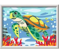 Ravensburger- Tortuga Marina CreArt-Pintura por números 23993-Tortuga Partir de 9 años (23993)