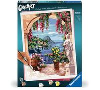 Ravensburger CreArt 25963 Lago Maggiore - Pintura por números para Adultos, Kit de Pintura con Pinceles y Pinturas acrílicas, Regalo para Mujeres y Hombres, Pintura para Adultos