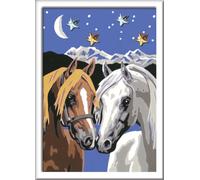 Ravensburger CreArt 28024 - Pintura por números, caballo para niños a partir de 7 años