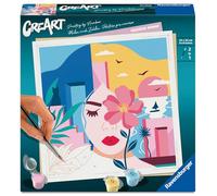 Ravensburger - CreArt - Adulto - Pintura por números - Dreaming Woman/Marion Blanc - Ilustrador - Ocio Creativo - 12023272