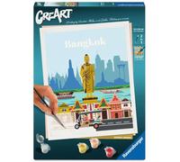 Ravensburger - CreArt Adultos Serie Trend C - Bangkok | Pintar Por Numeros | Kit Pintura | Medidas De 30 X 24 | Juegos Niños 12 Años | Ideas Regalo | Regalo Niño 12 Años