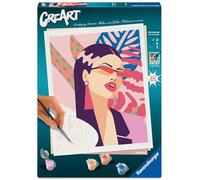 Ravensburger - CreArt Adultos Serie Trend C - Neon Diva | Pintar Por Numeros | Kit Pintura | Medidas De 30 X 24 | Juegos Niños 12 Años | Ideas Regalo | Regalo Niño 12 Años