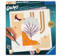 Ravensburger - CreArt Adultos Serie Trend cuadratos - Cielo Lunar Boho | Pintar Por Numeros | Kit Pintura | Medidas De 20 X 20 | Juegos Niños 12 Años | Ideas Regalo | Regalo Niño 12 Años