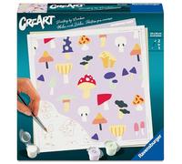 Ravensburger - Creart: Bosque de Setas, Pintar por Numeros Adultos, Kit Pintura 20 x 20 cm, Manualidades Adultos, Todo Incluido