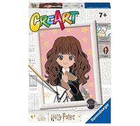 Ravensburger - Creart E Harry Potter: Hermion | Pintar por Numeros Niños | Kit Manualidades Niños | Kit Pintura Niños Completo | Manualidades Niña 7 años | Incluye Marco 13x18cm