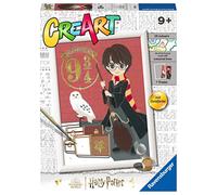 Ravensburger - CreArt Serie D, Harry Potter: Salida para Hogwarts, Pintura por Numeros, Kit de Pintura para Niños, Juego Educativo para Niños de 7+ Años, 16x22 cm
